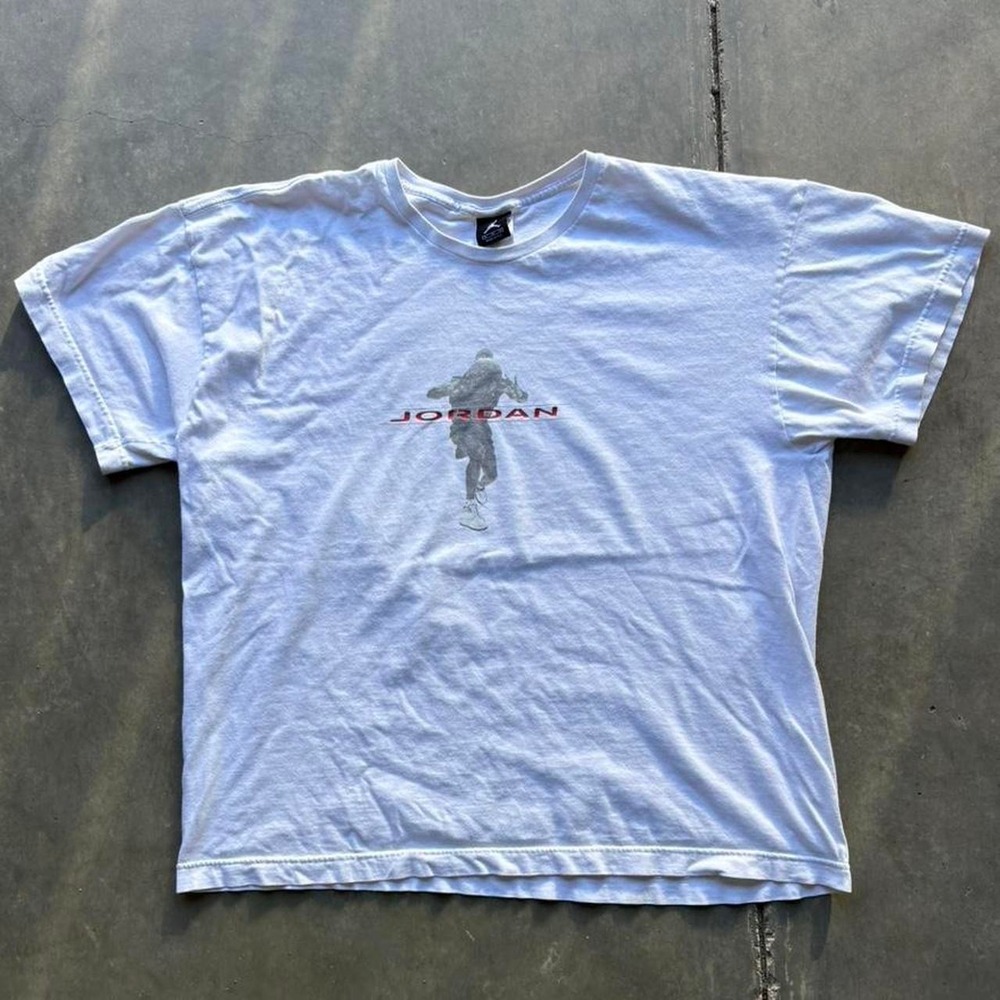 90s Boxy Jordan Grail Basketball Promo Shirt
